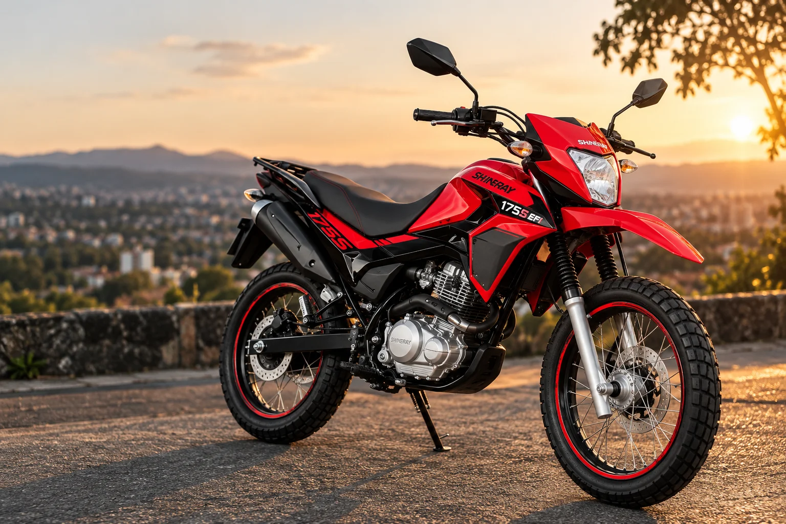 Motocicleta Shineray SHI 175S EFI 0 km, prêmio da campanha